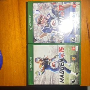 Xbox One Madden 17 & Madden 15